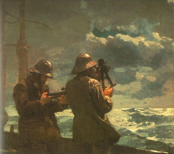 Winslow Homer Eight Bells Norge oil painting art